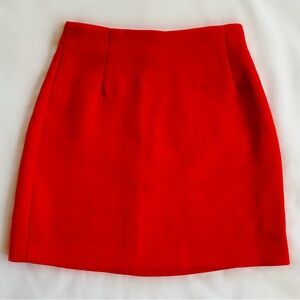 Vermillion Mini Skirt